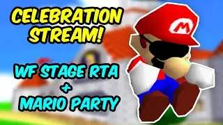 BLINDFOLDED SM64 - WF Stage RTA, then Mario Party Minigame Island Blindfolded!