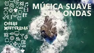 Durma profundamente com ondas suaves e música relaxante🌊🎶 #dormir #relaxar #meditar