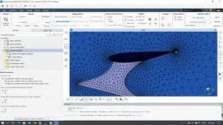 (60fps) Getting started: CFD analysis of car rear spoiler in Ansys Fluent