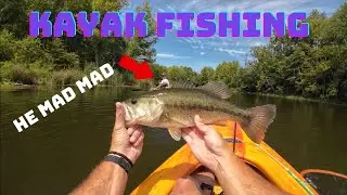 Fishing for BASS in a KAYAK!