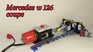 Mercedes w 126 coupe из lego Technic. мерседес w 126 купе из лего техник. часть 1