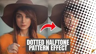 Dotted Halftone Pattern Effect in Photoshop