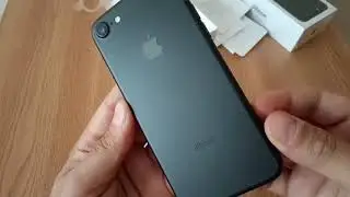 Iphone 7 Black Mate с Aliexpress распаковка.