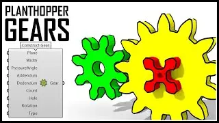 Grasshopper Tutorial (Planthopper Gears)