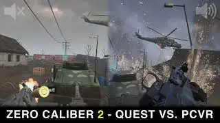 ZERO CALIBER 2 | Quest vs. PCVR footage