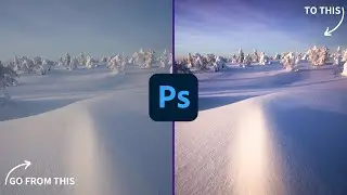HOW To EASILY Edit Winter Photos in Photoshop