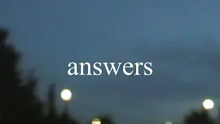 ghosthands - answers (feat. leftquiet) (lyric video)