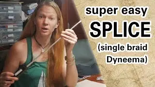 Easy SPLICING: How to do a Brummel Splice around a Shackle [Capable Cruising]