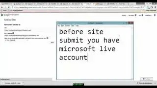 how to blogger website submit to bing search engine must be watch- kamleshkns