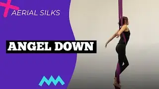 FUN and BEAUTIFUL Way to Descend from AERIAL SILKS | Angel Down