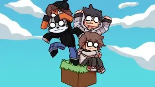 MINECRAFT pero solo TENEMOS UN BLOQUE