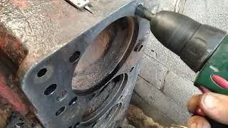 Нарезка резьб или как прогнать резьбы на блоке Д-240