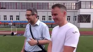 Встреча с хорватским дипломатом на стадионе "Буревестник"
