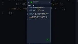 Example of TCP server | How to create a TCP server | TCP server using NodeJs