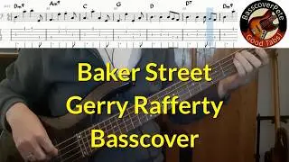 Gerry Rafferty Baker Street. Bass Cover Tabs Score Chords Transcription