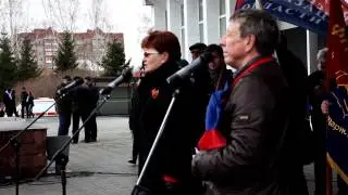 Выступление О.Козловской на митинге 1-го мая