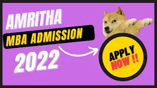 AMRITHA B SCHOOL MBA ADMISSIONS OPEN