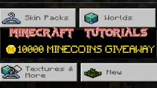 MINECRAFT LIVE STREAMING  GIVEAWAY 10000 MINECOINS