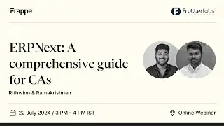 ERPNext: A comprehensive guide for CAs | Frutterlabs