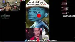 IShowSpeed gets jumpscared on Discord