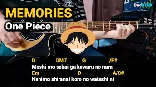 MEMORIES - One Piece (Guitar Chords Tutorial with Lyrics)