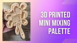 Quick Share of my 3D Printed Mini Mixing Palettes