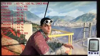 Teste - Dying Light - AMD FX 6300 + GTX 950 Xtreme Gaming / Consumo no wattimetro