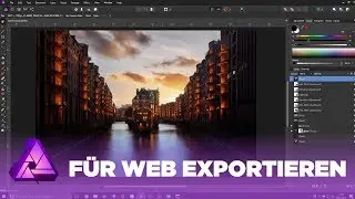 Affinity Photo Quick Tip: Bilder für das Web exportieren
