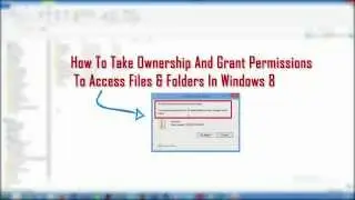 YOU MUST NEED PERMISSION FROM TRUSTEDINSTALLER TO MAKE CHANGES TO THIS FOLDER WINDOWS 8
