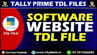 Software and Website TDL File in Tally Prime | Tally Prime Free TDL File | Tally Prime TDL