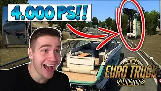 Mit 4000 PS über die Autobahn :o! | ETS2 Deutsch