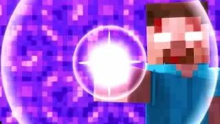 Herobrine uses Hollow Purple to kill Notch (Minecraft Animation)