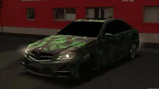Mercedes Benz C63 AMG W204  с ВИНИЛОМ