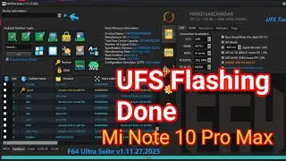 F64 BOX UFS FLASHING DONE || फ्लैश बॉक्स यूएफएस फ्लैशिंग हो गई