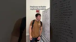 Freshmen vs Senior Engineering Majors