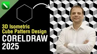 CorelDRAW Tutorial: 3D Isometric Cube Pattern Design 