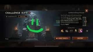 Diablo Immortal Challenge Rift 140 on F2P Monk