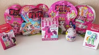 My Little Pony MIX. Пони Filly, My little pony, Sweet Box, Happy Box Магические Пони, Цветочные пони