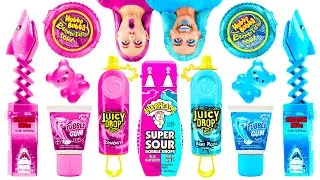 Pink Food vs Blue Food Color Challenge | Edible Battle by 4Fun Challenge