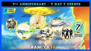 🔵 7TH ANNIVERSARY 7 DAY 7 EVENT FULL ITEM REVIEW - RAMIYA FF