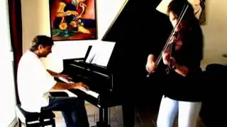 Plaine, ma plaine Poliouchka  Violon, piano