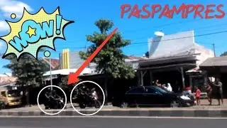 Konvoi rombongan pak jokowi & paspampres