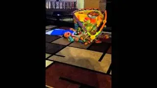 Playing! Giggling!