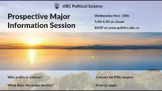 Prospective Majors Information Session (Nov 18, 2020)