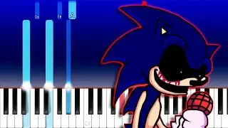 Friday Night Funkin'! Vs. Sonic.exe - Fatality (Piano Tutorial)