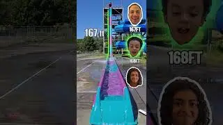 This Water Slide was so FAST