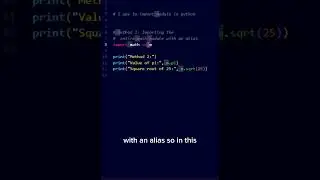5 ways of importing module in python