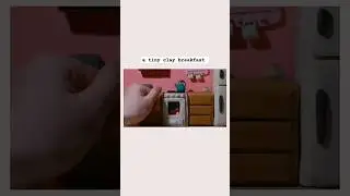 Claymation breakfast, have a tiny taste! ☕️ 