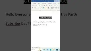 Secret Ms Word Trick 🤩 