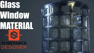 Substance Designer - Glass Windows [Opacity]